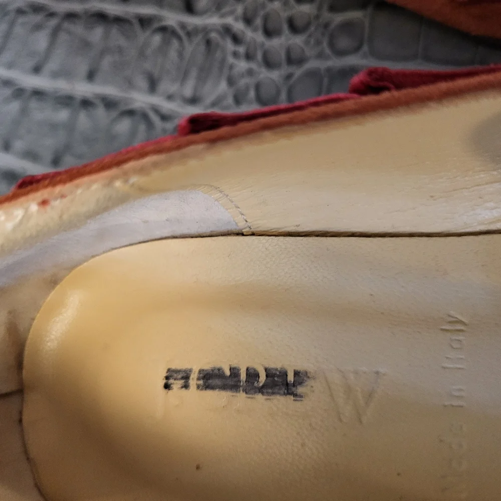 J Crew  women's leather Velvet Ribon Shoes Point Toe   Size 6 1/2 - Picture 6 of 8